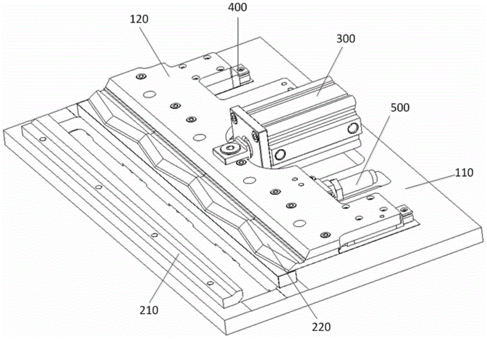 Waste material strip cutting device of electronic component assembling machine