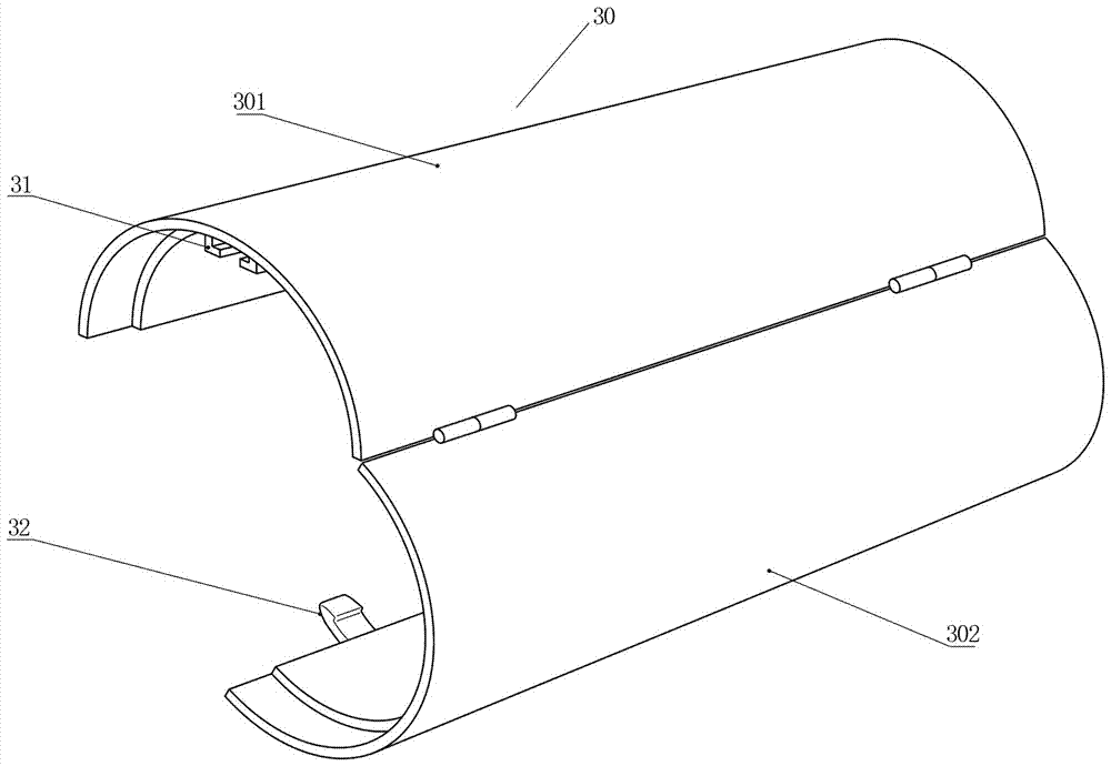 Cable duct penetrating device