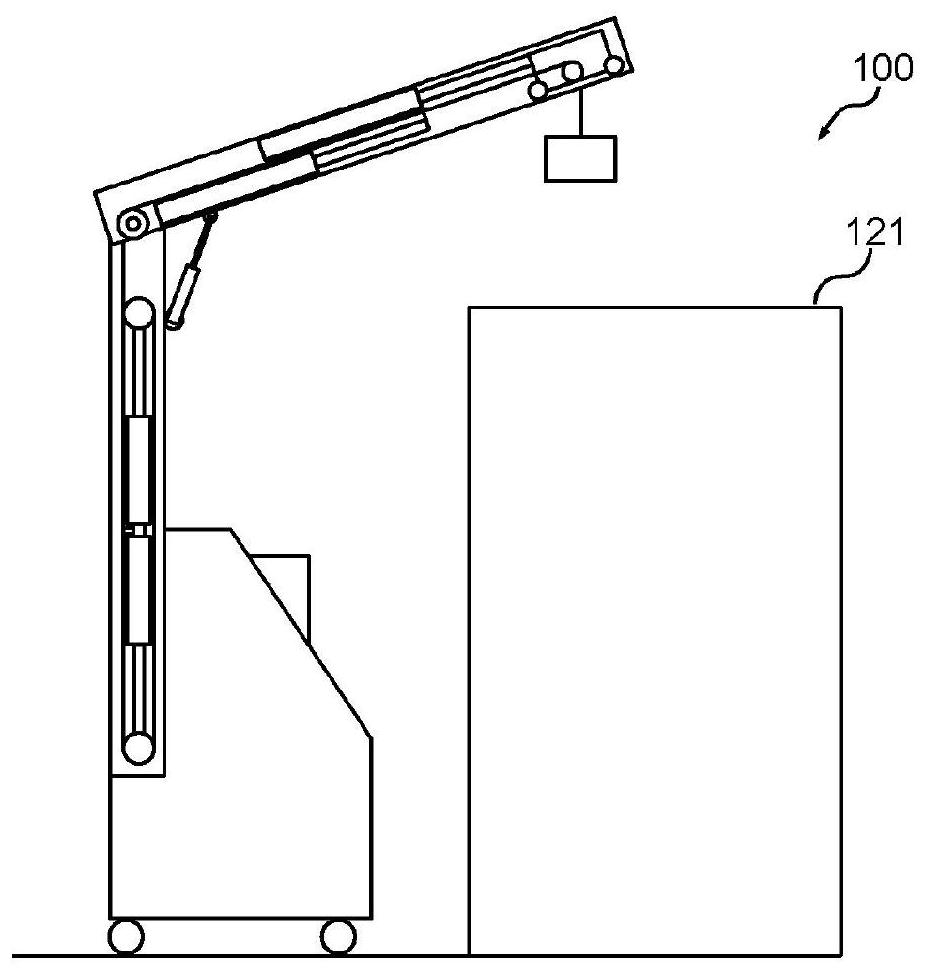 A weight balancing gantry