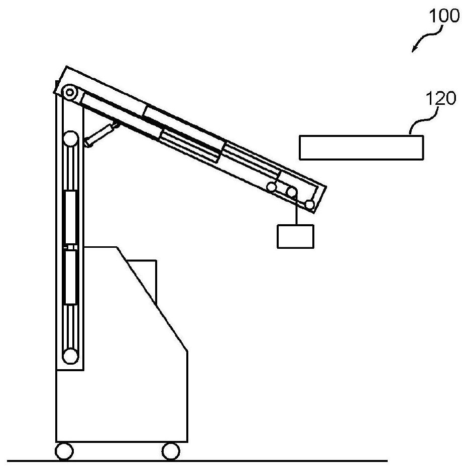 A weight balancing gantry