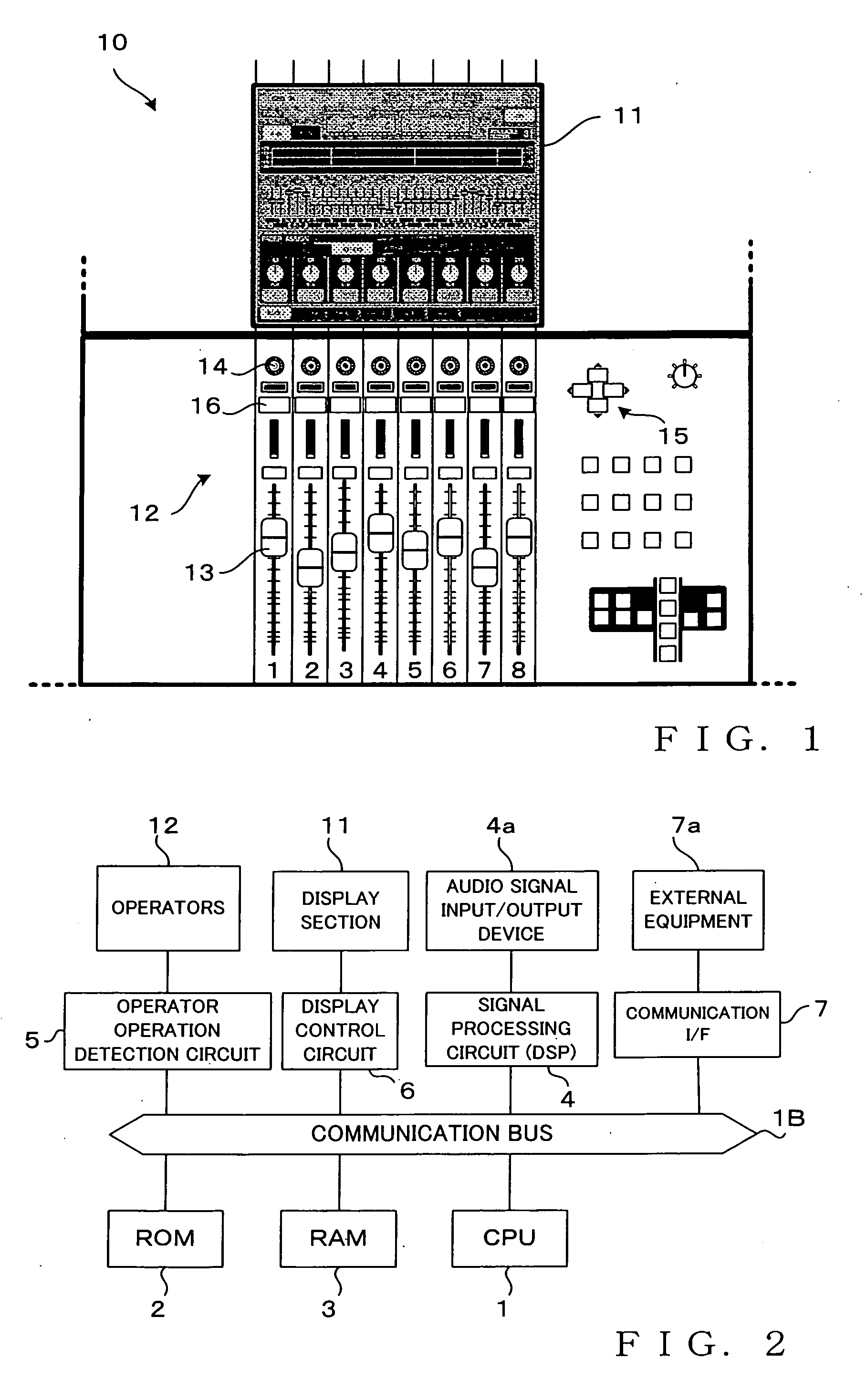 Parameter setting apparatus and method for audio mixer