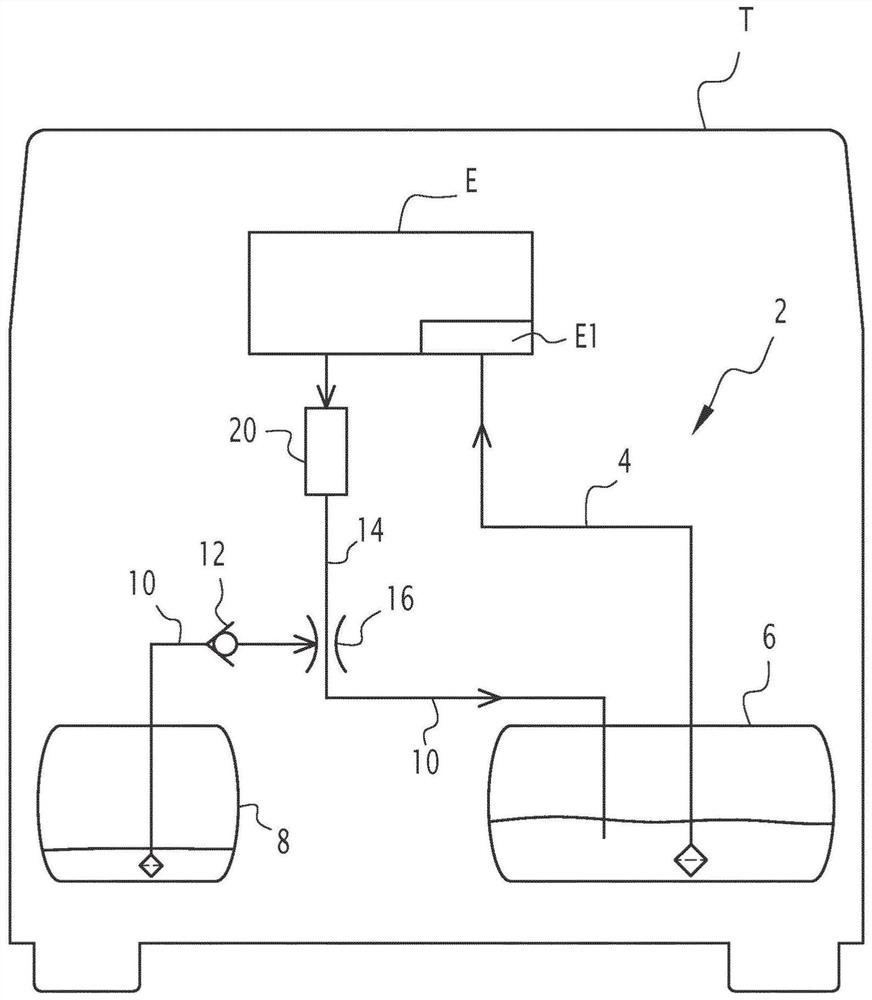 Flow regulation device, fuel managing system comprising such a device and automotive vehicle comprising such a system