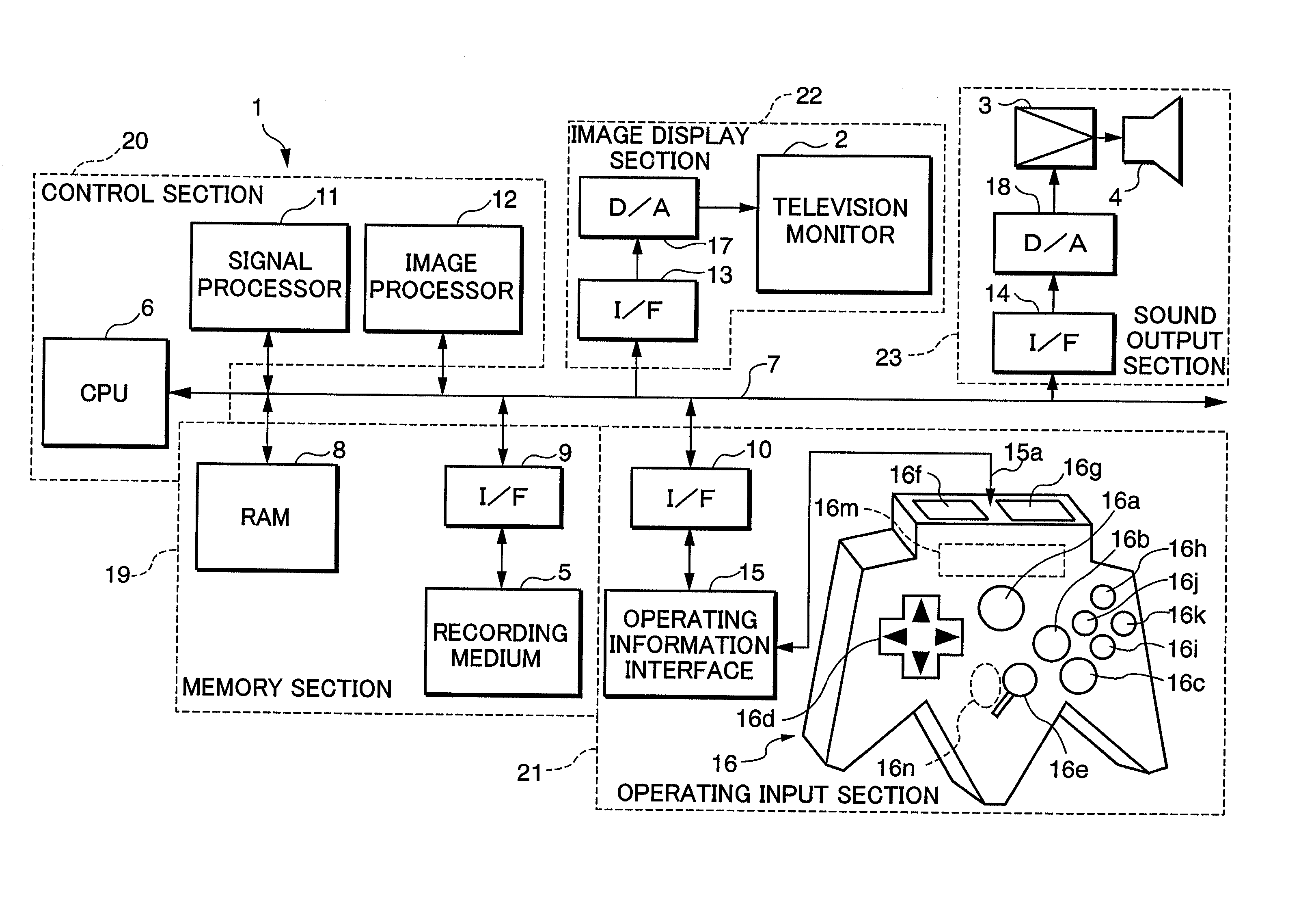 Impact judgement method and device, computer-readable recording medium recording impact judgement processing program, and video game device