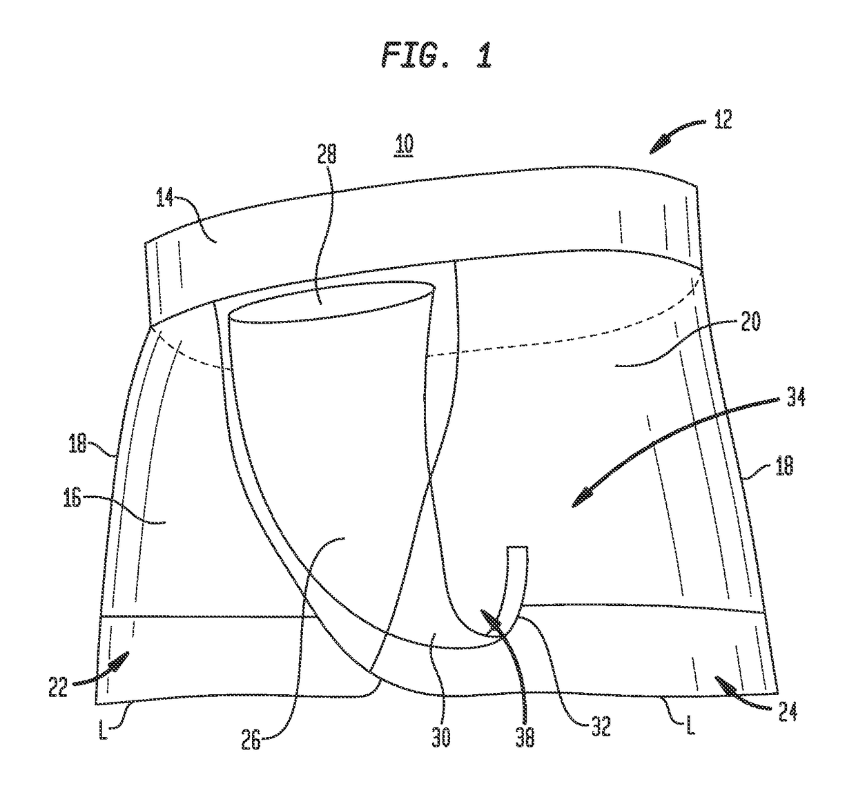 Athletic garment with integral cup assembly