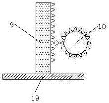 Sewage treatment device which is used in university laboratories and can be fixedly conveniently