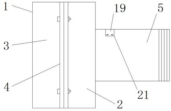 Light steel building connecting structure capable of realizing quick clamping fixing