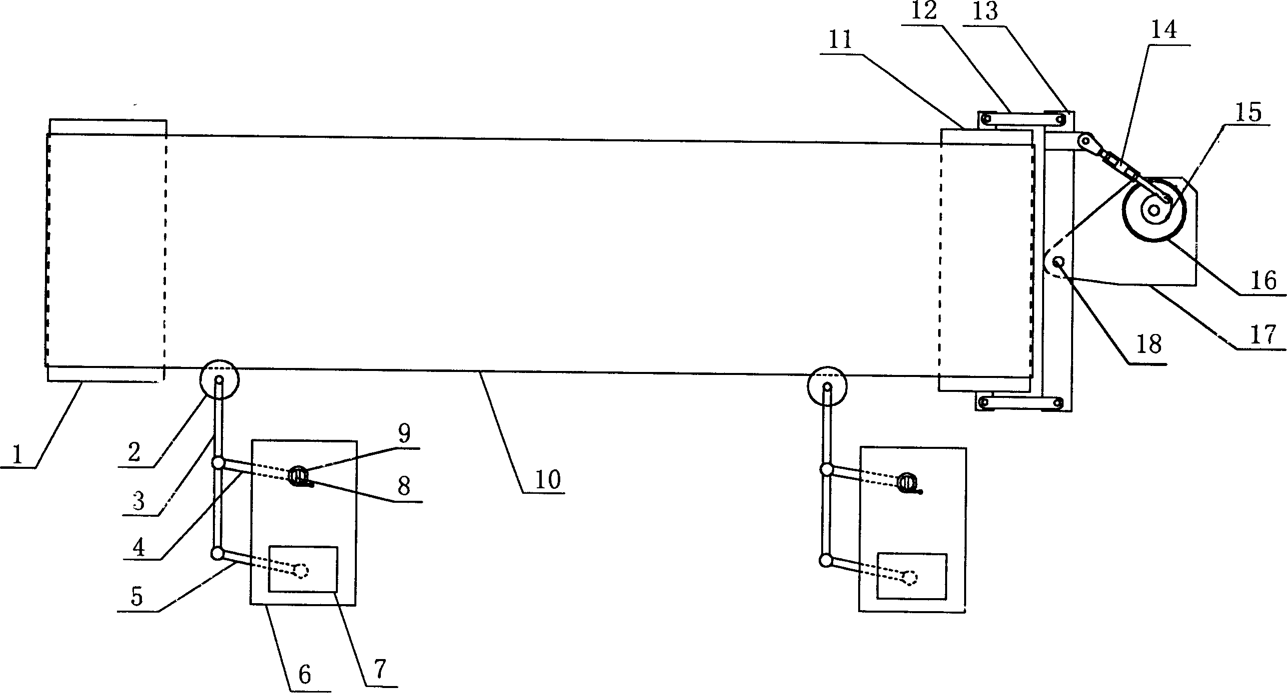 Automatic error correcting system of short leather belt and its method