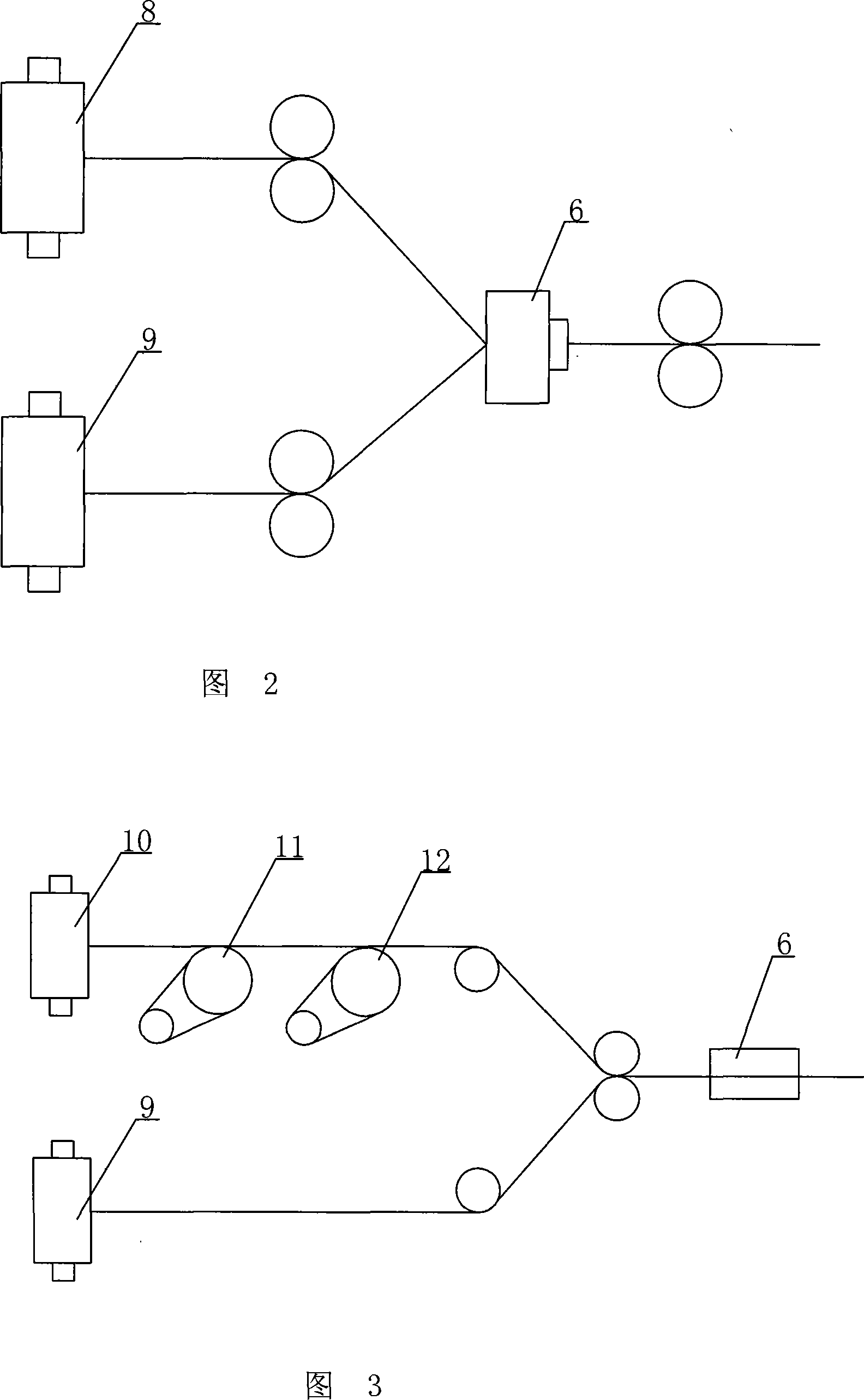 Method and device for manufacturing fully drawn yarn/pre-oriented yarn stranding composite yarn by one-step process