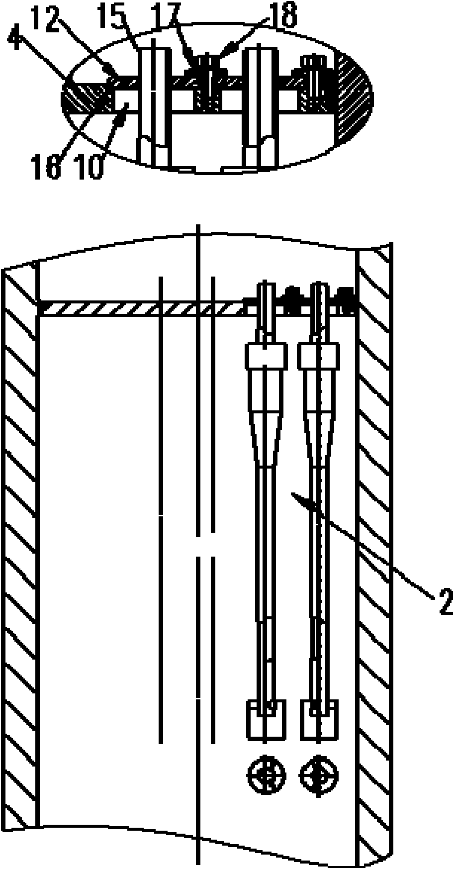 Micro-cyclone reinforced separation device and method for cold-high-pressure separator