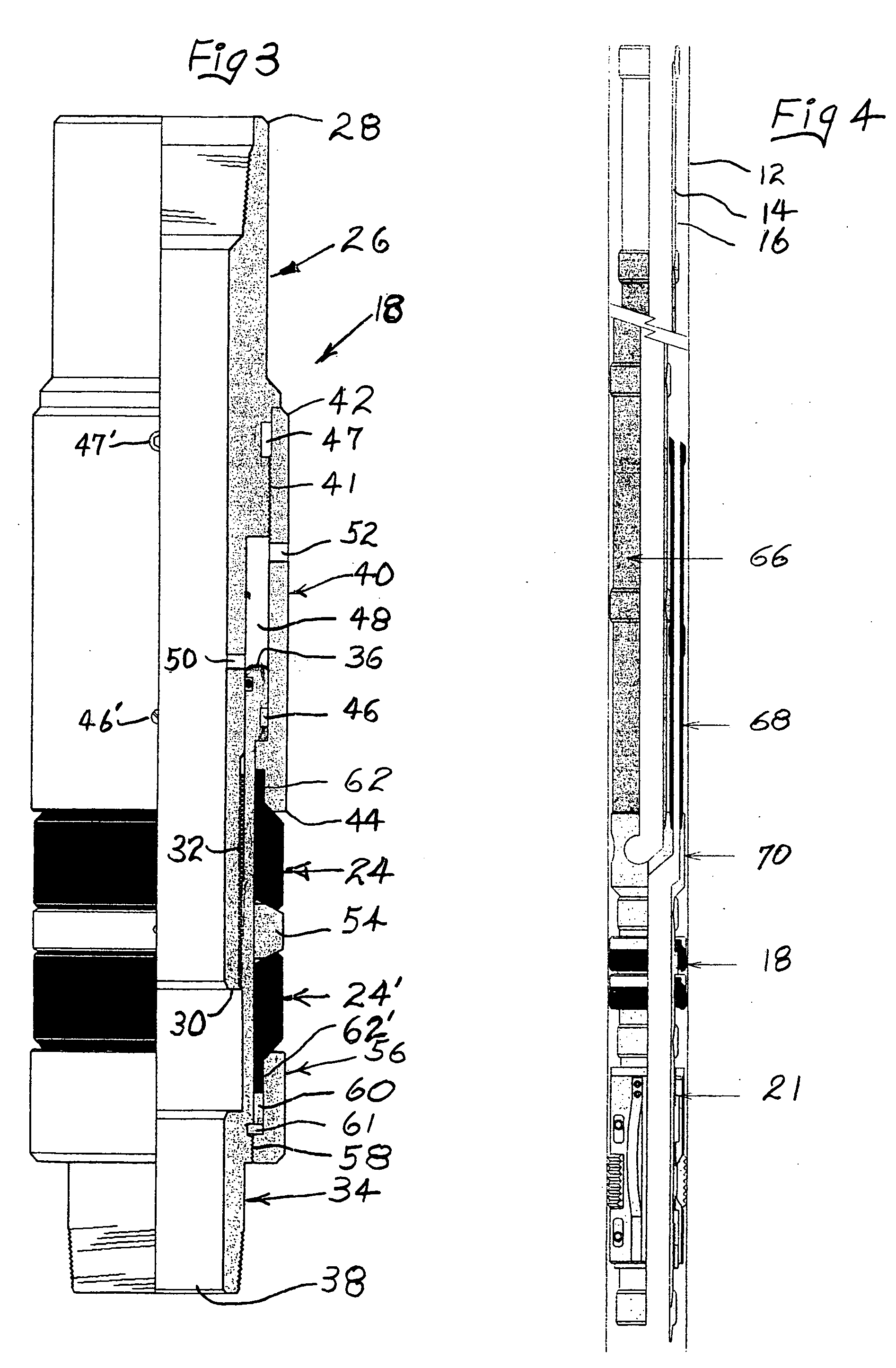 Rotational set well packer device