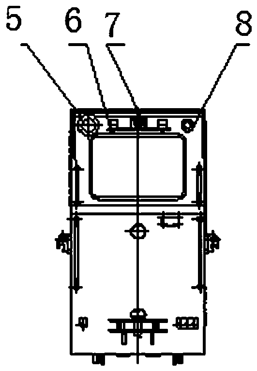 Large-tonnage tunnel engineering heavy haul train electrical control system