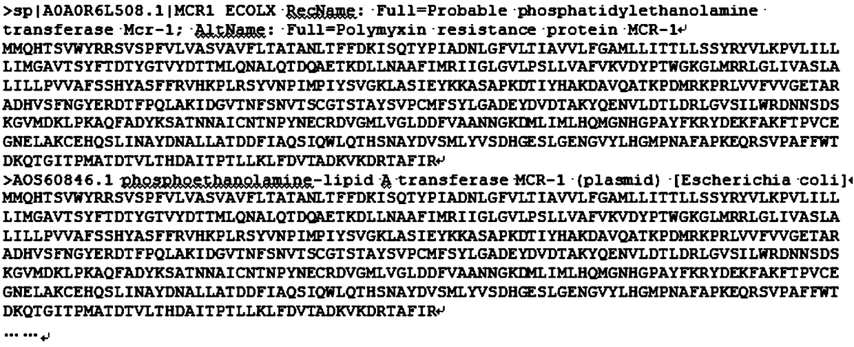 Method for constructing antibiotic resistance genbank