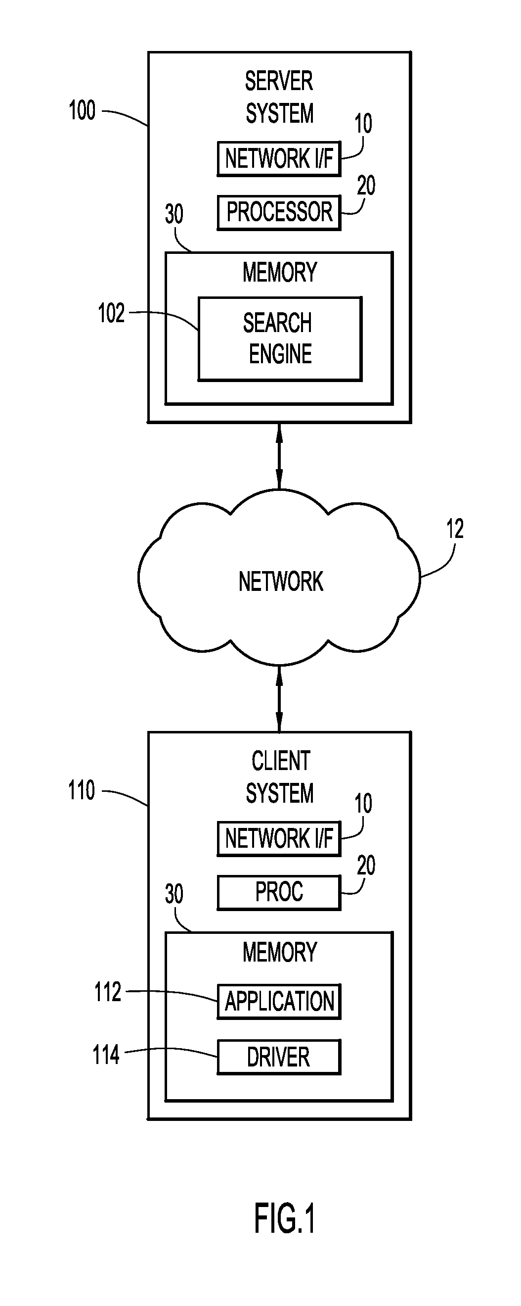 Searching content managed by a search engine using relational database type queries