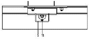 Embedded pickproof lock box for metering tank