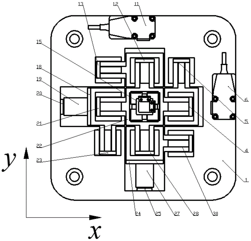 Bipolar two-dimensional fully flexible high-precision servo platform