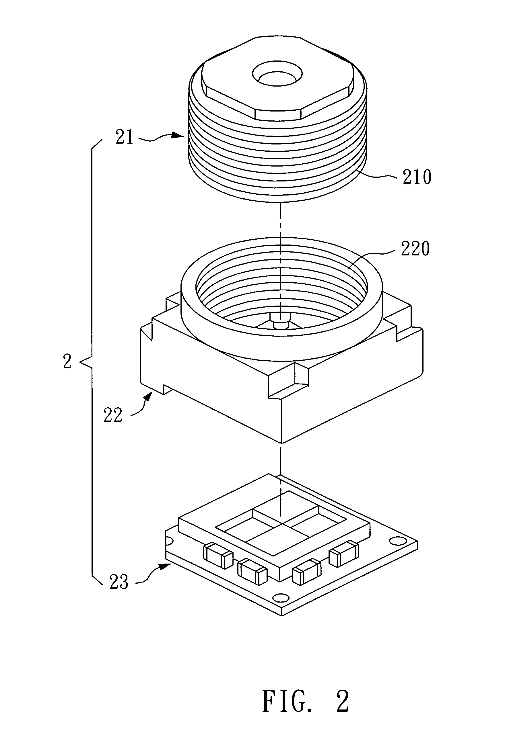 Camera module and the manufacturing process thereof