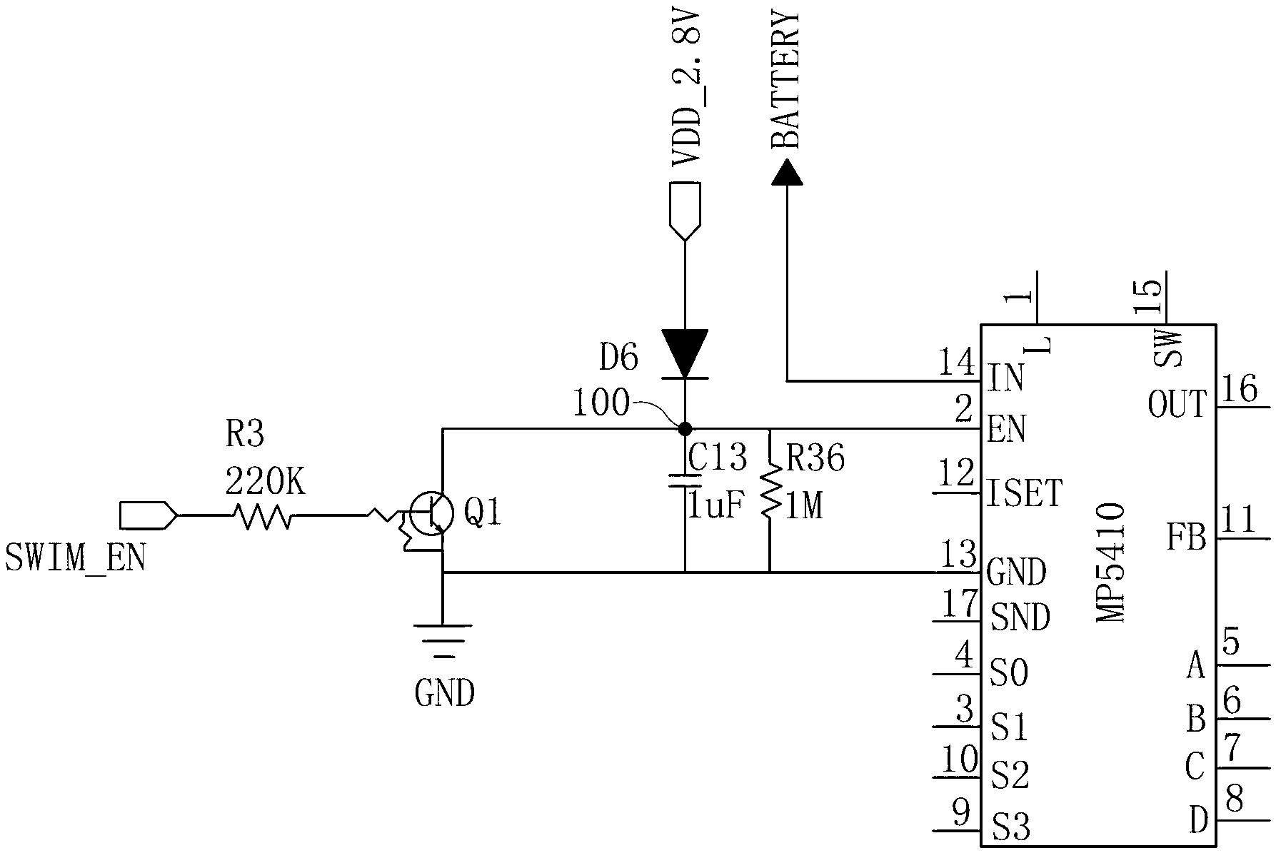 Circuit for preventing blank screen of three-dimensional (3D) glasses