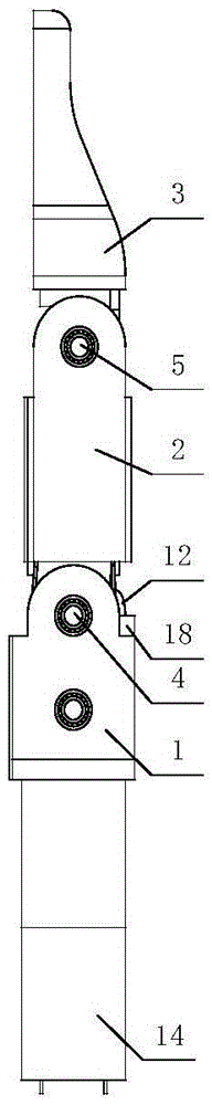 Self-adaption robot finger device of composite flexible drive flat clamp