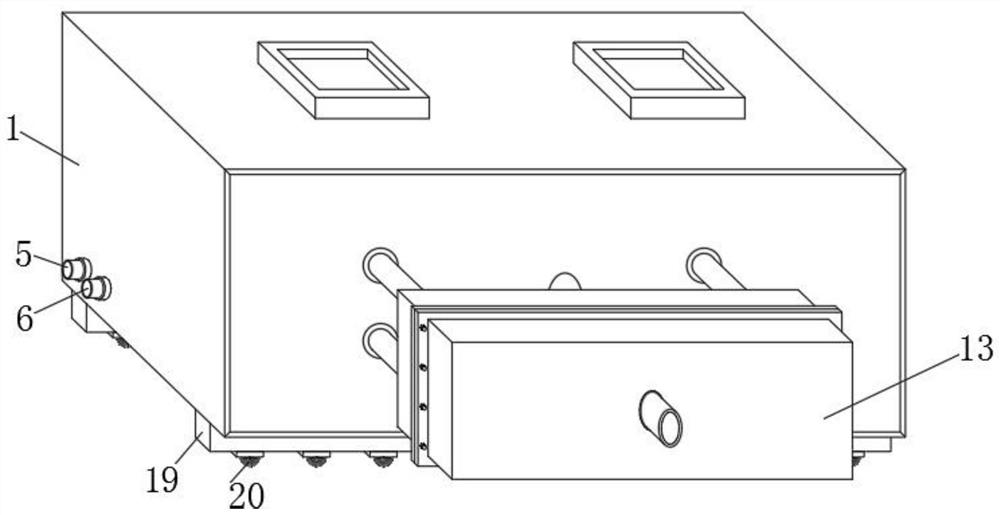 Water control type efficient energy-saving water conditioner for insect breeding and using method thereof