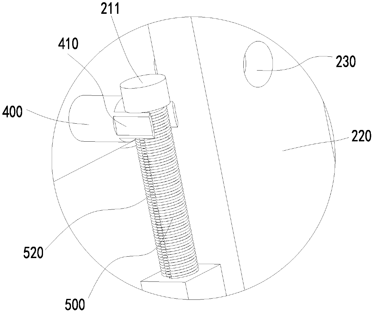 Automatic balancing device for cleaning equipment