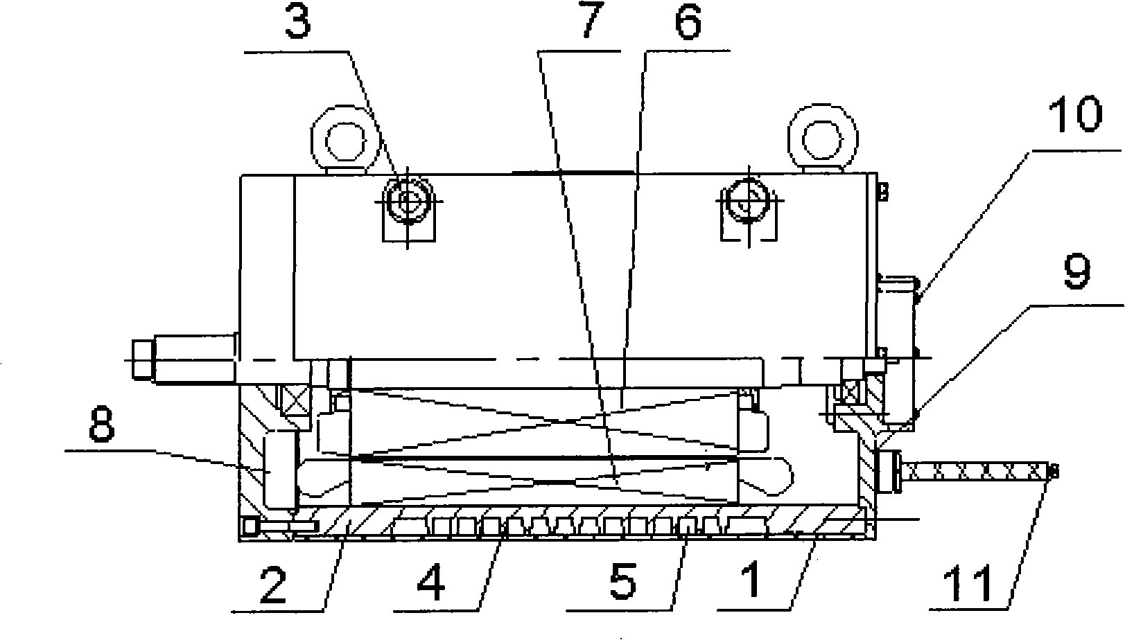 Cooling jacket of electric car motor