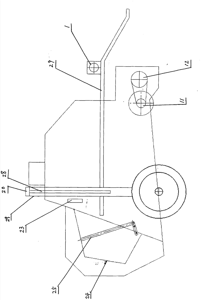 Double-cabin round straw bundling machine