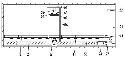 Container conveying system capable of achieving unmanned unloading