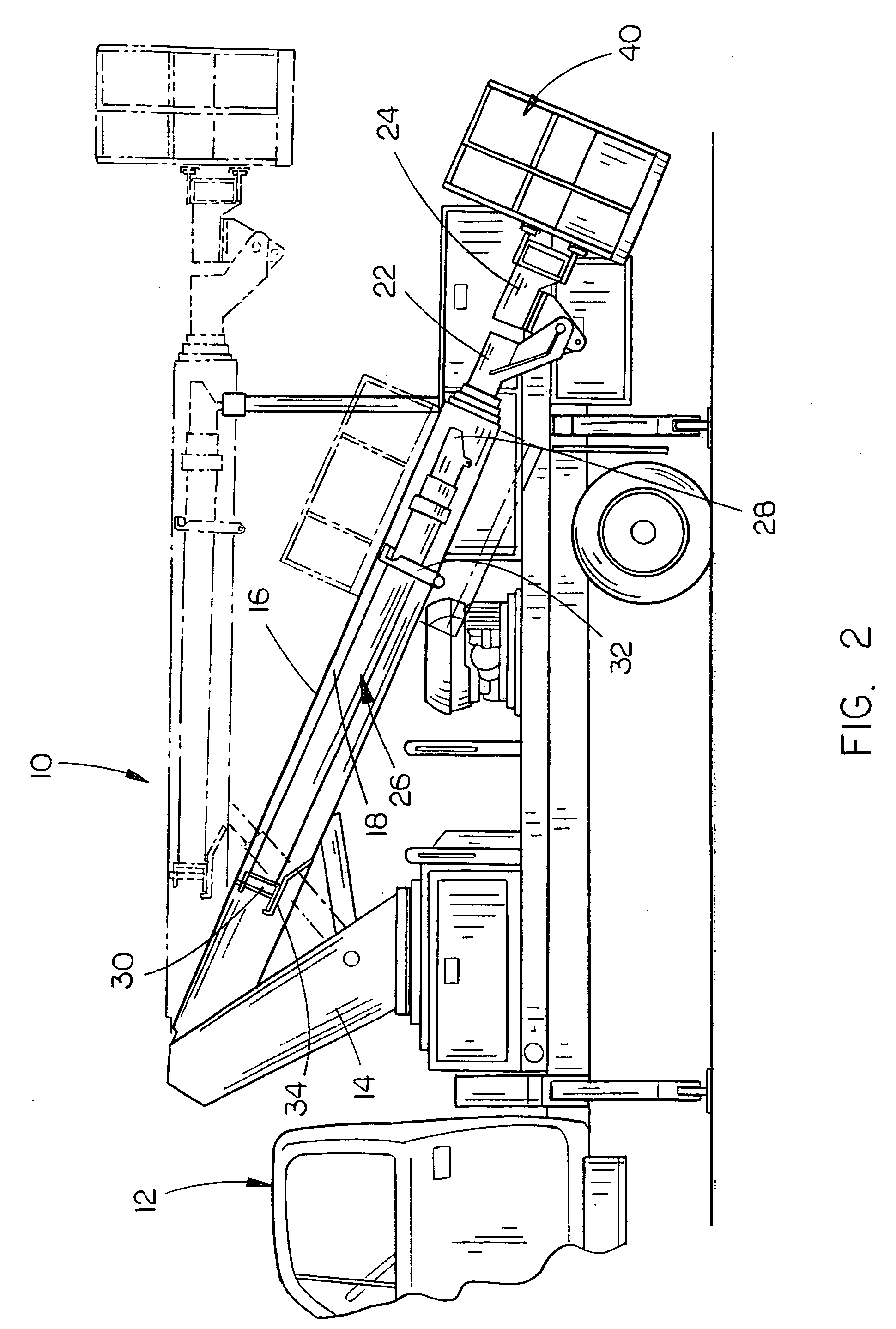 Aerial lift including a stowable jim boom and stowable work platform