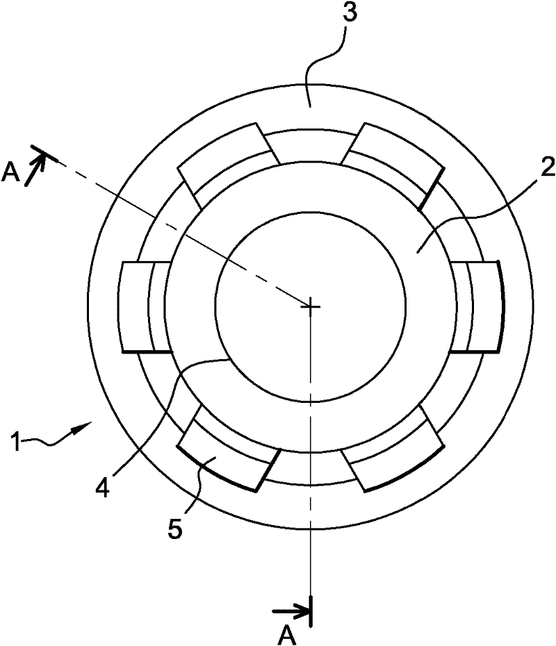 Polygonal driving means with inbuilt collar