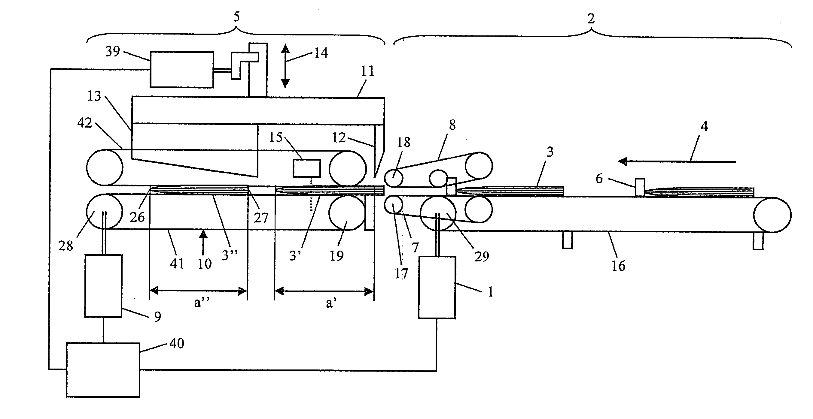 Method and apparatus for the automatic trimming of printed products