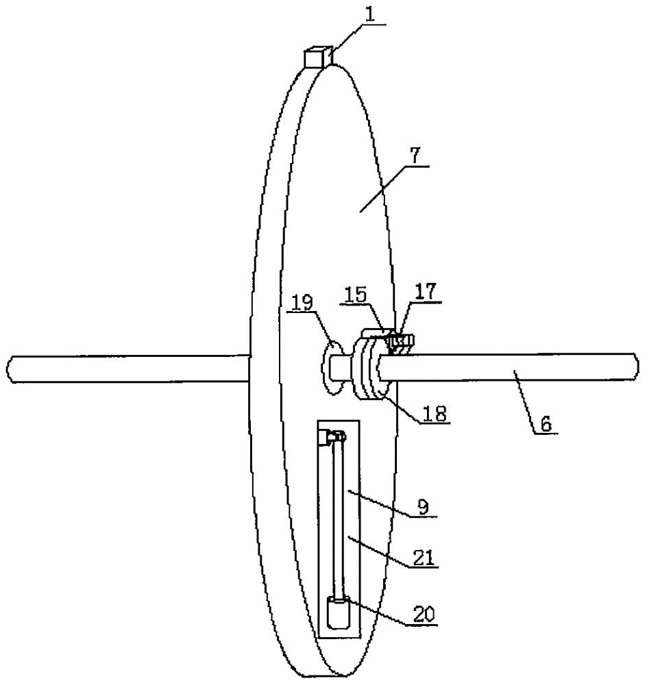 Spherical walking device of planet surface detector