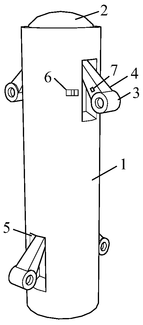 A self-propelled peeping probe and peeping method adapted to different borehole diameters