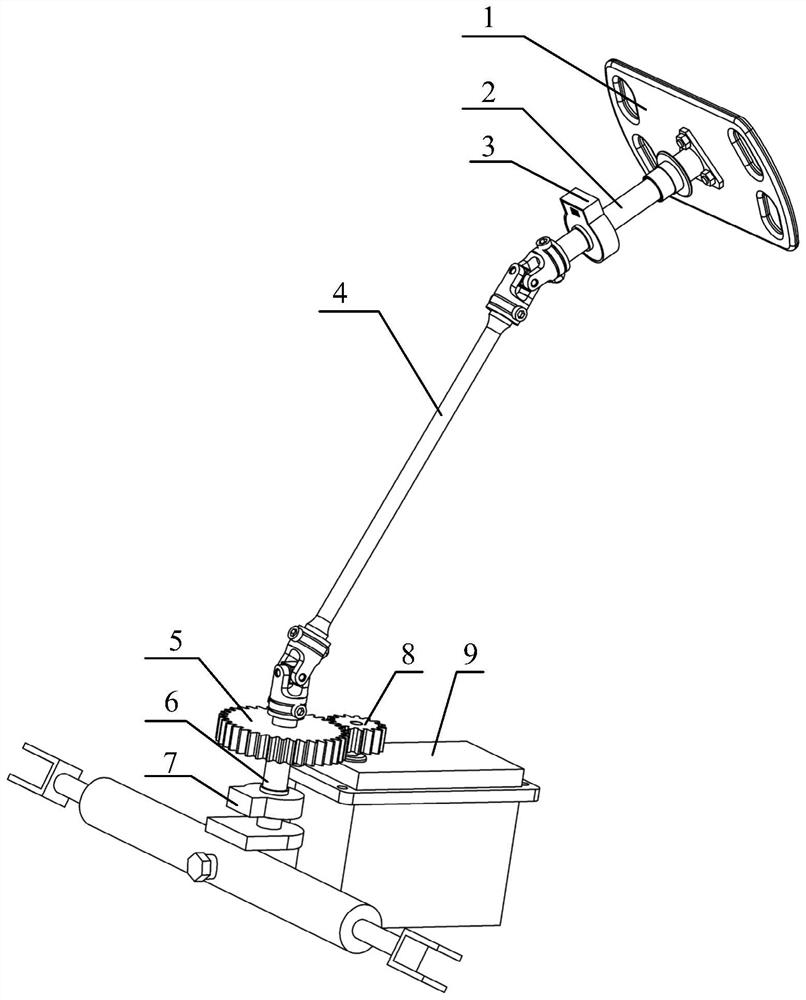 General steering system and control method for driverless formula racing car