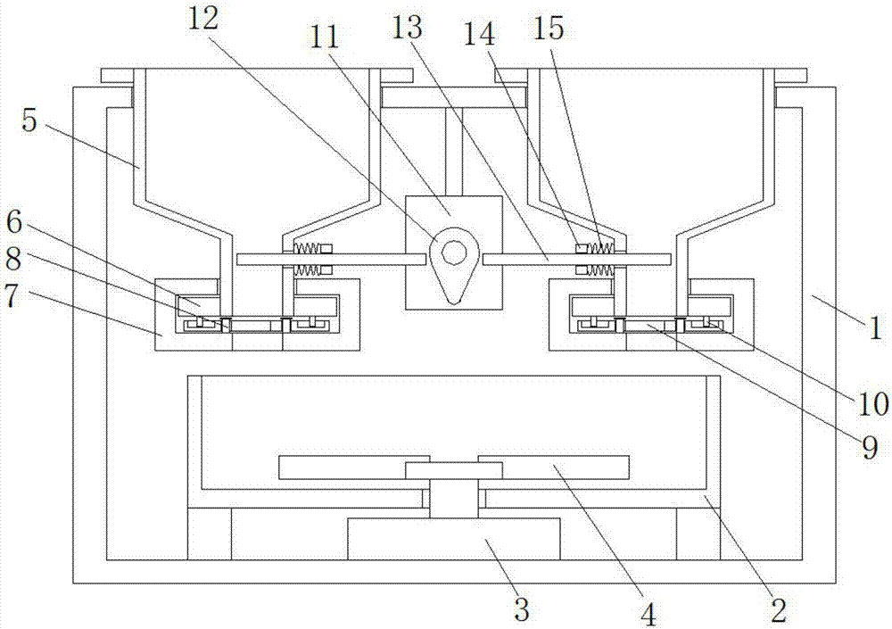 Stirring device for garden irrigation