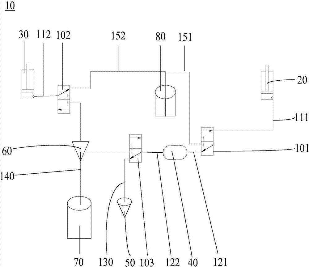 Digital polymerase chain reaction detection chip, method and liquid path system thereof