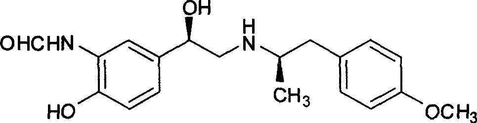 Unsymmetrical hydrogen migration synthesizing method for (R, R)-formoterol