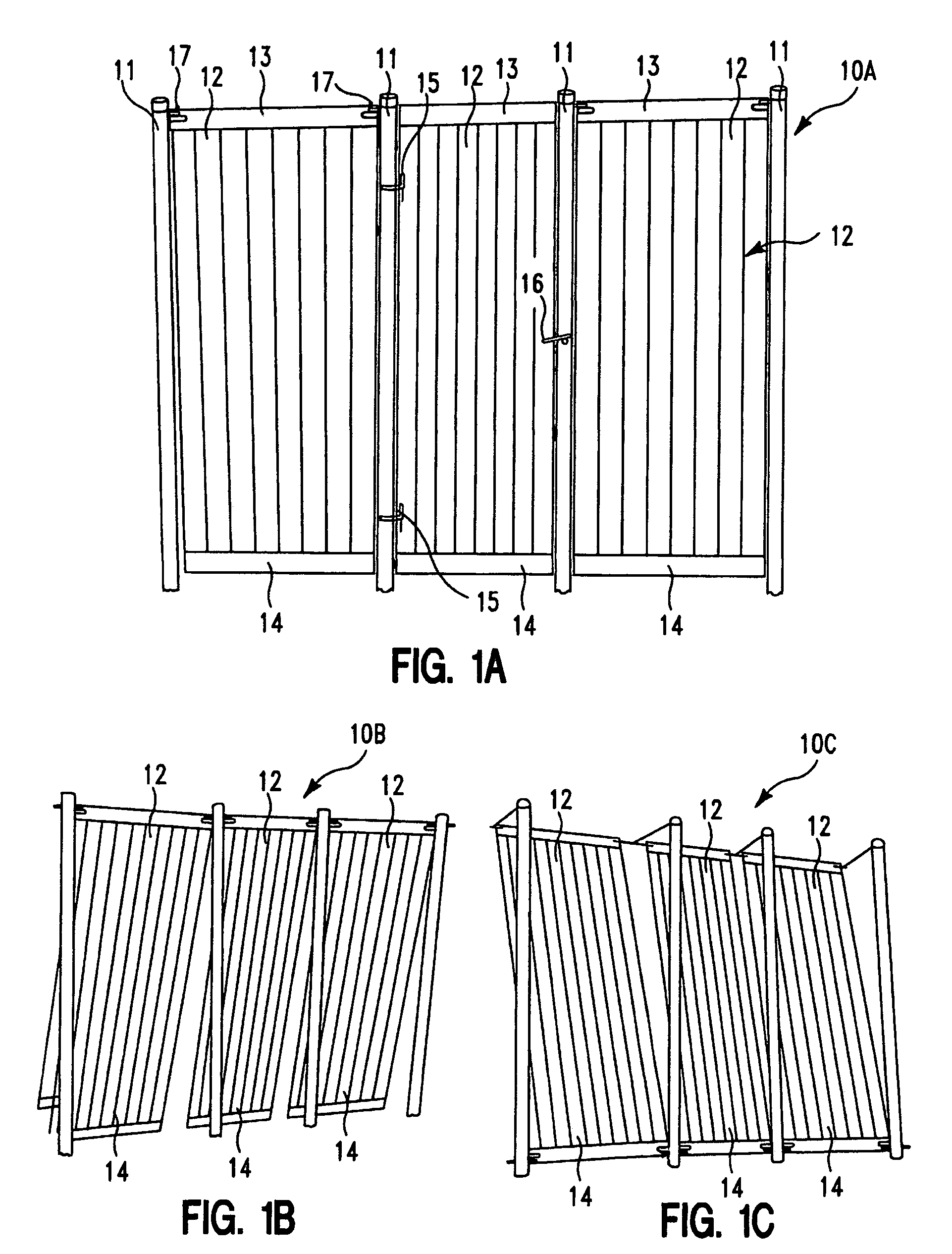 Flexible fence assembly