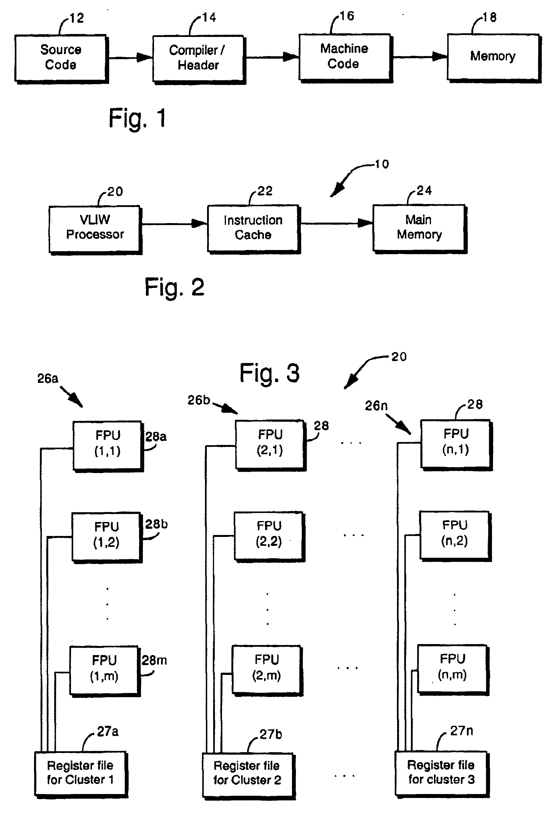 Method and apparatus for compressing VLIW instruction and sharing subinstructions