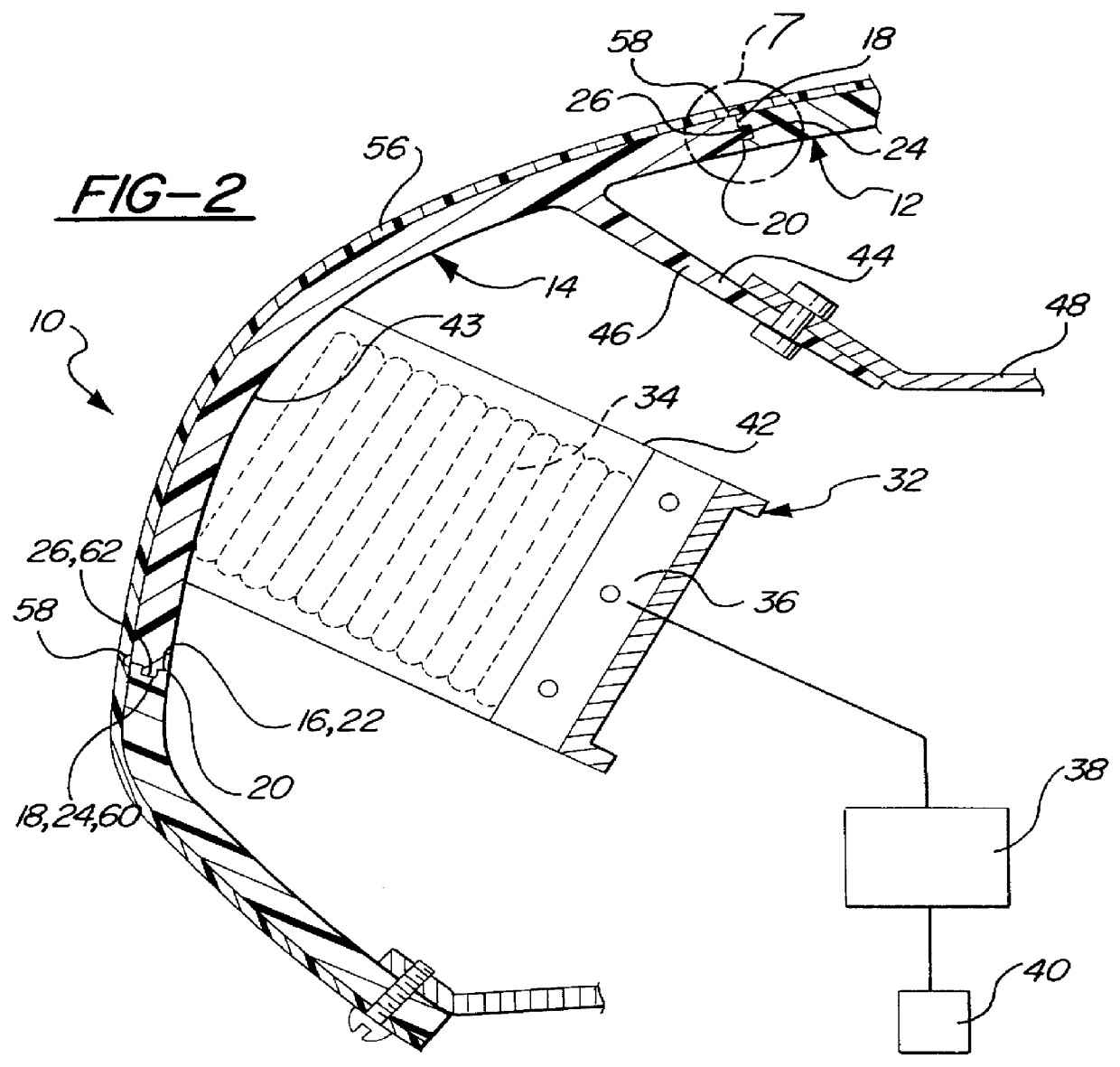 Integral PSIR door for an instrument panel and method for making same