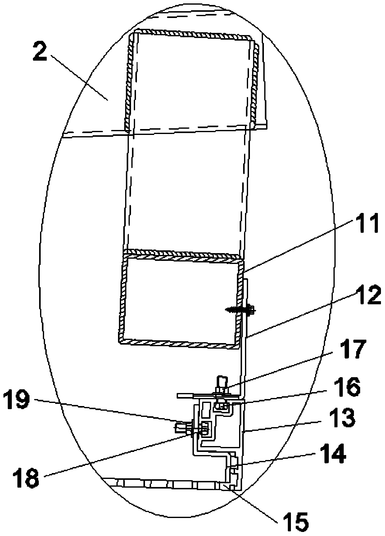 Dual bolt type veneer mounting structure and system