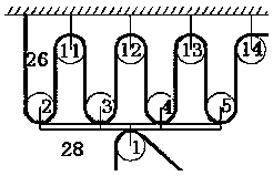 A generator power generation device for wave energy based on pulley expansion