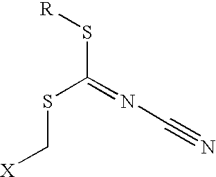 Microbicidal compositions including a cyanodithiocarbimate and a second microbicide, and methods of using the same