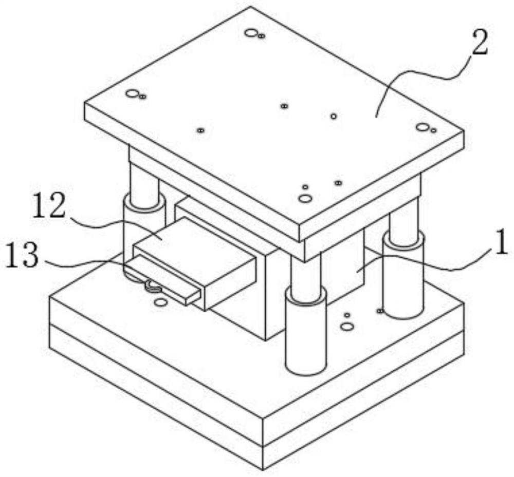 Novel automatic manganese-zinc soft magnetic ferrite core mold