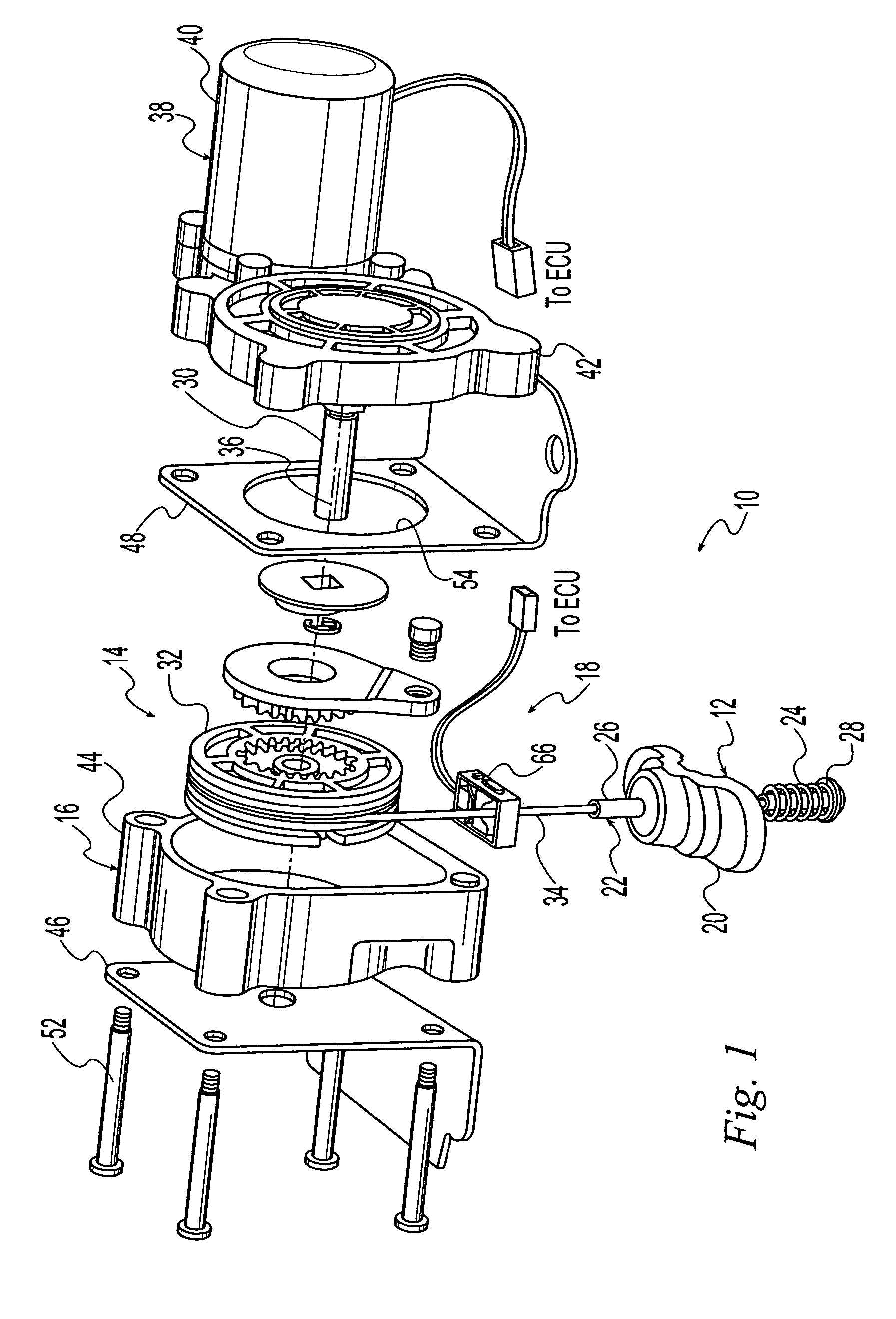 Manual tire carrier with travel switch