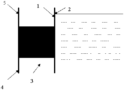 A kind of I-shaped film repair method of underwater concrete crack