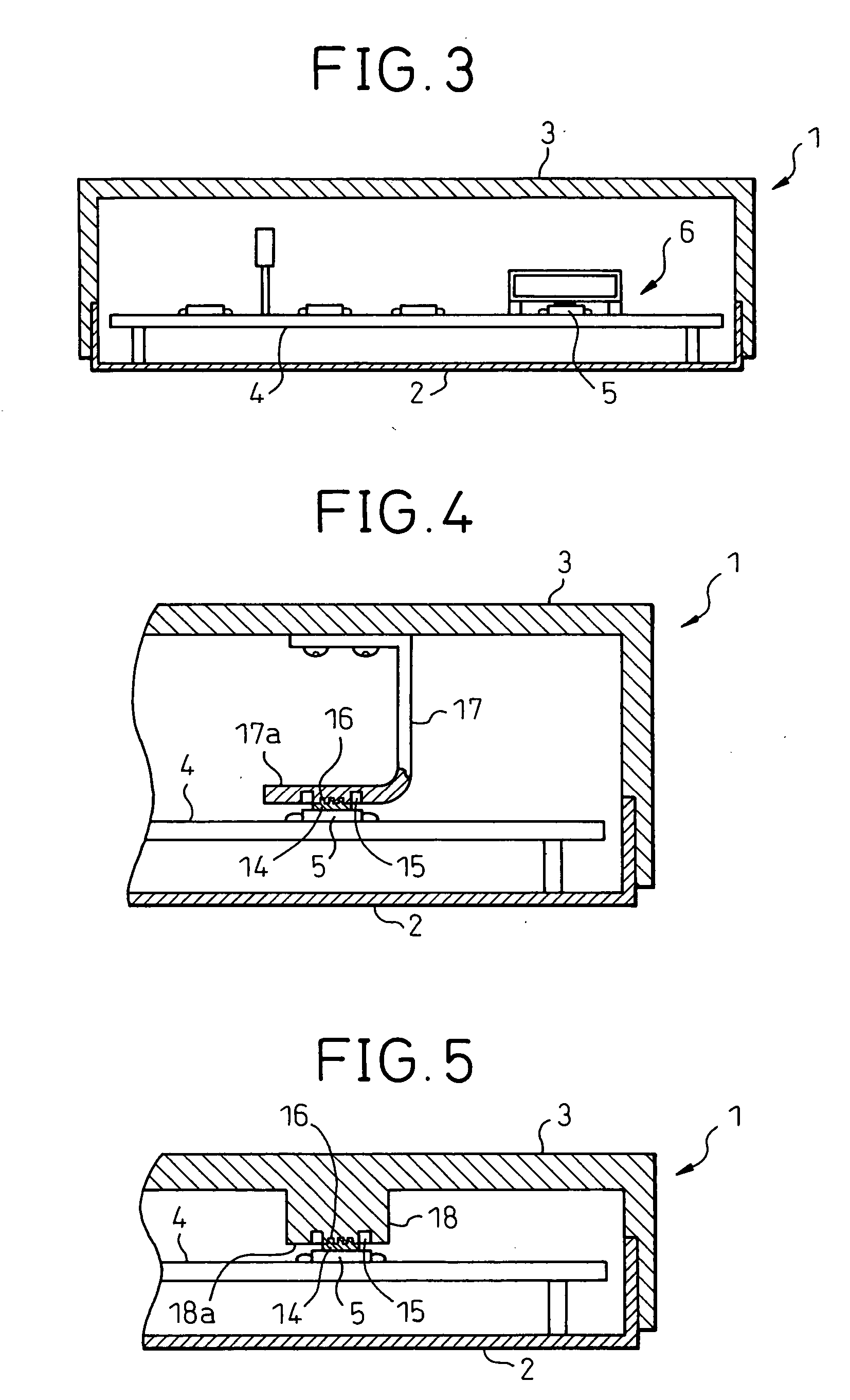 Heat radiating device and electronic equipment mounted on vehicle