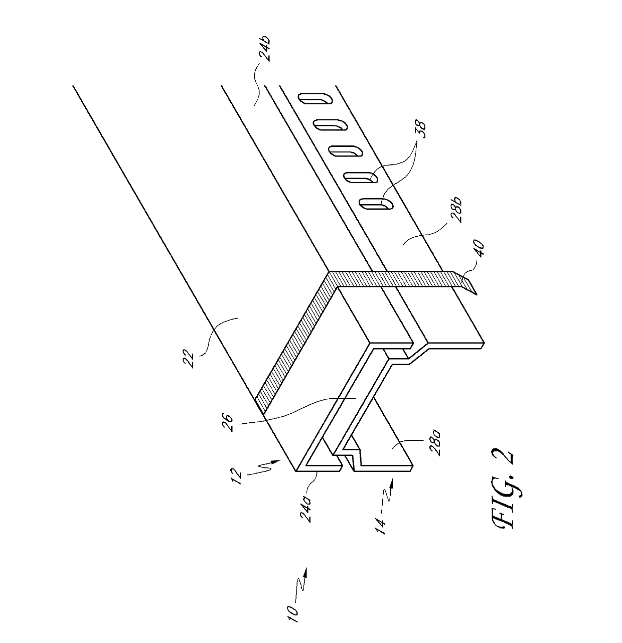 Two-piece track system