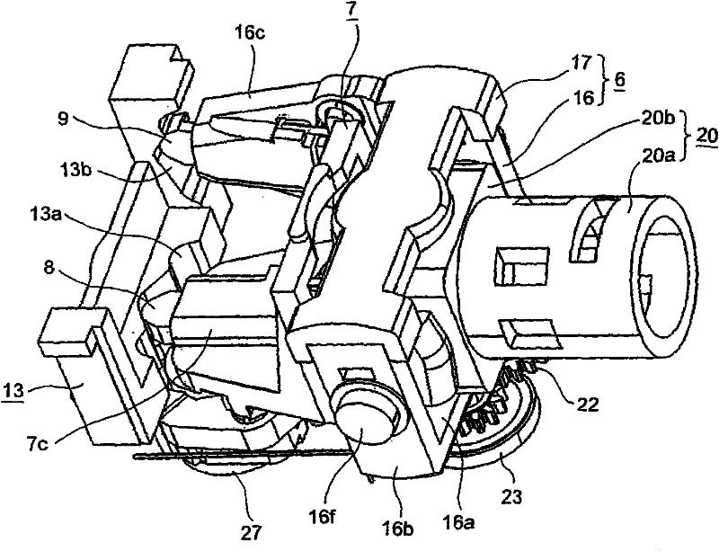 Lever operation device