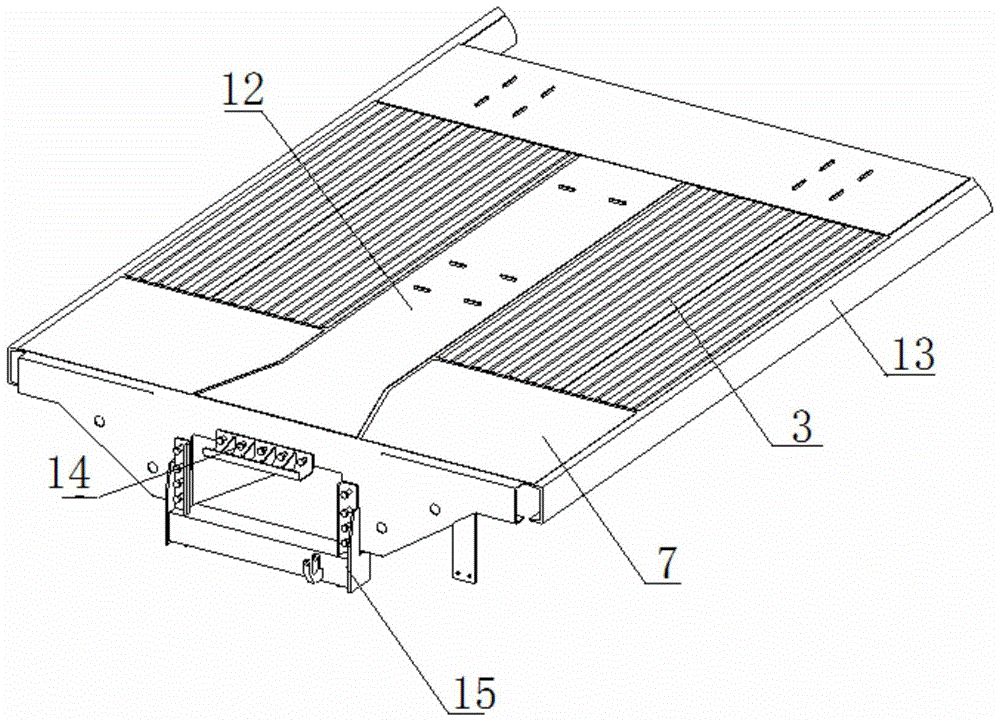 Outer pillow structure of rail vehicles