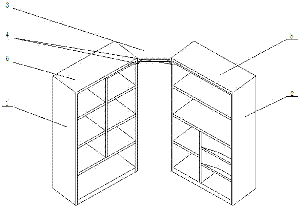 Double-layer foldable wardrobe